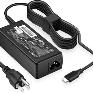 HP Laptop Chromebook 65W 45W USB C Fast Power Adapter